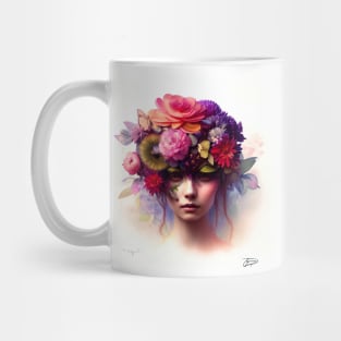 Demon flowers girl Mug